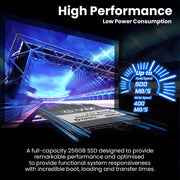 EVM 256GB 2.5 - inch SATA 3D NAND Internal SSD - SWIFT PERIPHERALSEVM25-256GB