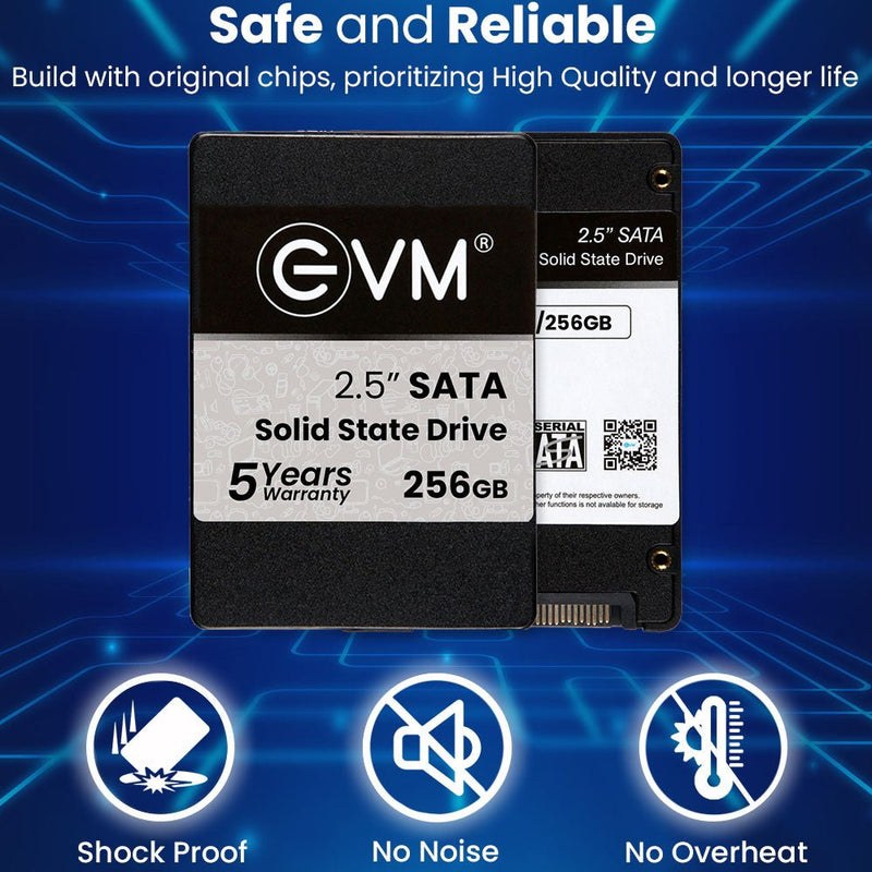 EVM 256GB 2.5 - inch SATA 3D NAND Internal SSD - SWIFT PERIPHERALSEVM25-256GB