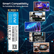 EVM 256GB M.2 SATA 3D NAND Internal SSD - SWIFT PERIPHERALSEVMM2-256GB