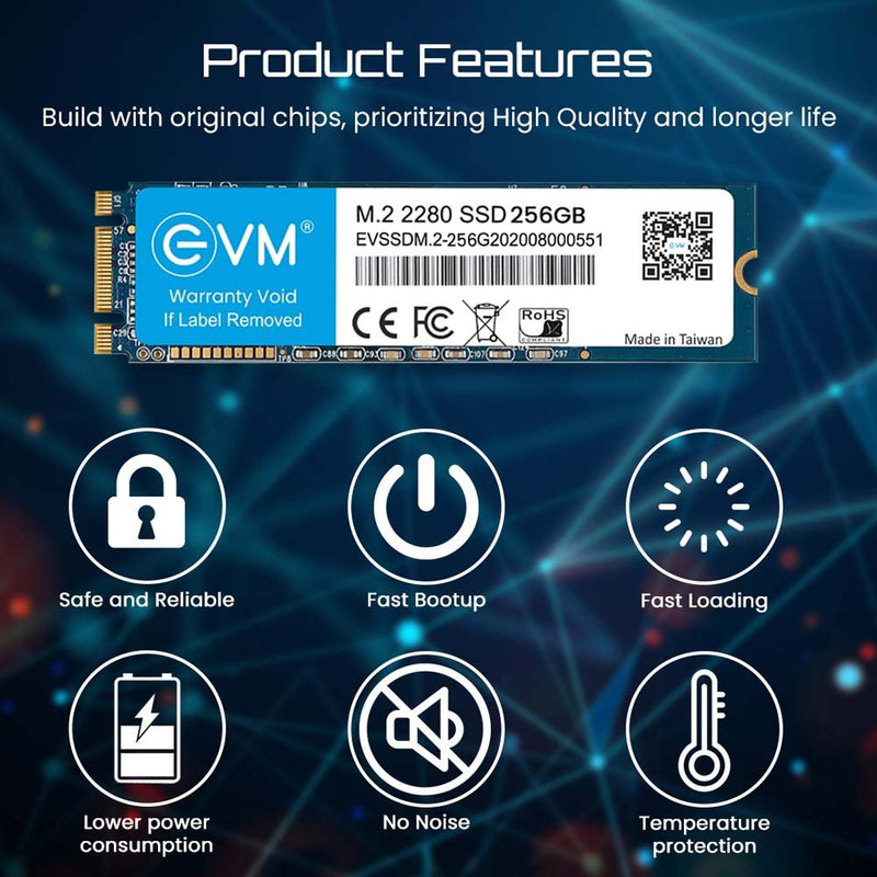 EVM 256GB M.2 SATA 3D NAND Internal SSD - SWIFT PERIPHERALSEVMM2-256GB