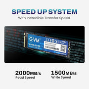 EVM 256GB NVME M.2 SSD EVMNV/256GB - SWIFT PERIPHERALS104610