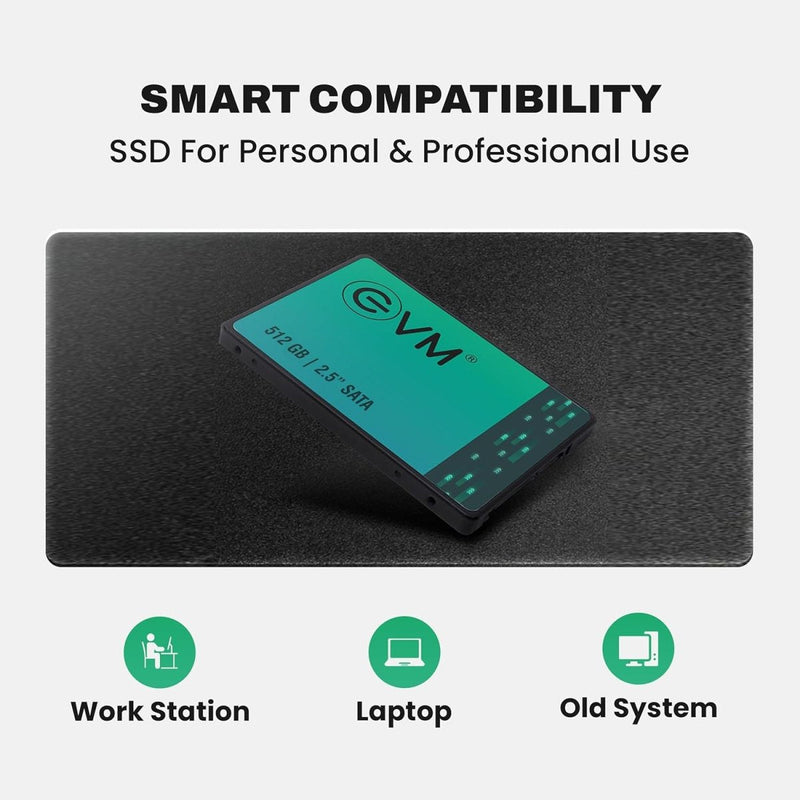 EVM 512GB INTERNAL SATA SSD EVM25/512GB - SWIFT PERIPHERALS104609