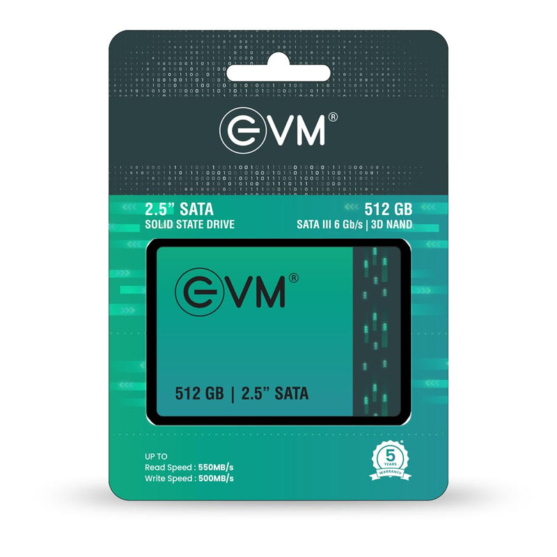 EVM 512GB INTERNAL SATA SSD EVM25/512GB - SWIFT PERIPHERALS104609