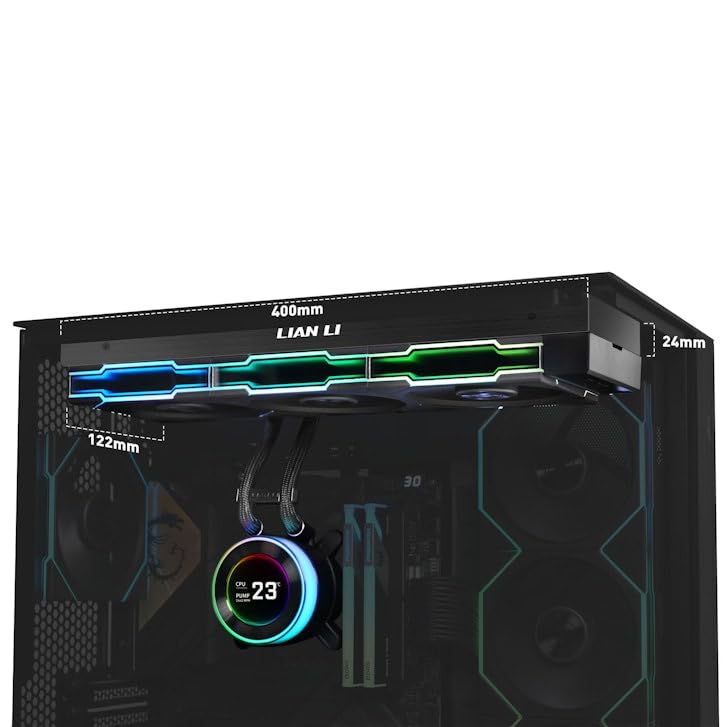 FAN AIO LIAN LI HYDROSHIFT II LCD - C 360TL BLACK (G89.GHS2LCD36TB.IN) - SWIFT PERIPHERALS1094659