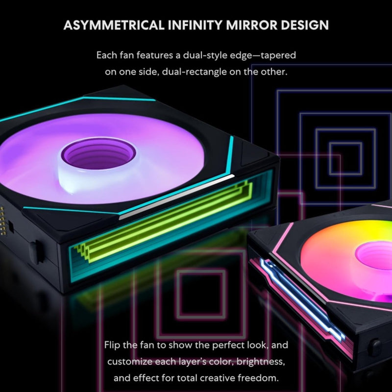 FAN LIAN LI UNIFAN SL120 INFINITY WIRELESS BLACK (G99.12SLIN1W3B.IN) - SWIFT PERIPHERALS1094733
