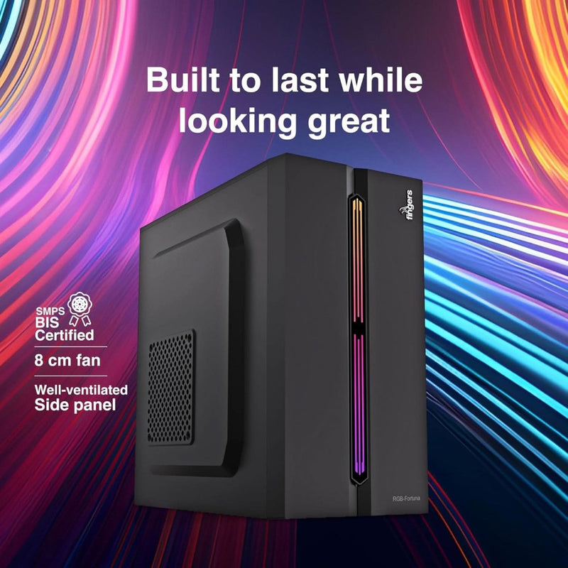FINGERS RGB - FORTUNA MICRO - ATX PC CABINET - SWIFT PERIPHERALS1090316