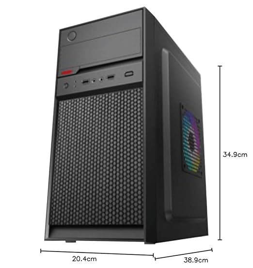 Foxin Anthony Desktop Computer Case with 500W power Supply - SWIFT PERIPHERALSANTHONY