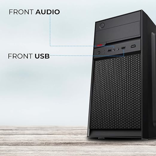 Foxin Anthony Desktop Computer Case with 500W power Supply - SWIFT PERIPHERALSANTHONY