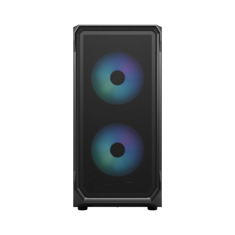 FRACTAL FOCUS 2 RGB BLACK TG CLEAR TINT CABINET FD - C - FOC2A - 03 - SWIFT PERIPHERALSFD-C-FOC2A-03