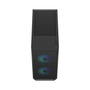 FRACTAL FOCUS 2 RGB BLACK TG CLEAR TINT CABINET FD - C - FOC2A - 03 - SWIFT PERIPHERALSFD-C-FOC2A-03