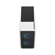 FRACTAL FOCUS 2 RGB WHITE TG CLEAR TINT CABINET FD - C - FOC2A - 04 - SWIFT PERIPHERALSFD-C-FOC2A-04