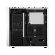 FRACTAL FOCUS 2 RGB WHITE TG CLEAR TINT CABINET FD - C - FOC2A - 04 - SWIFT PERIPHERALSFD-C-FOC2A-04
