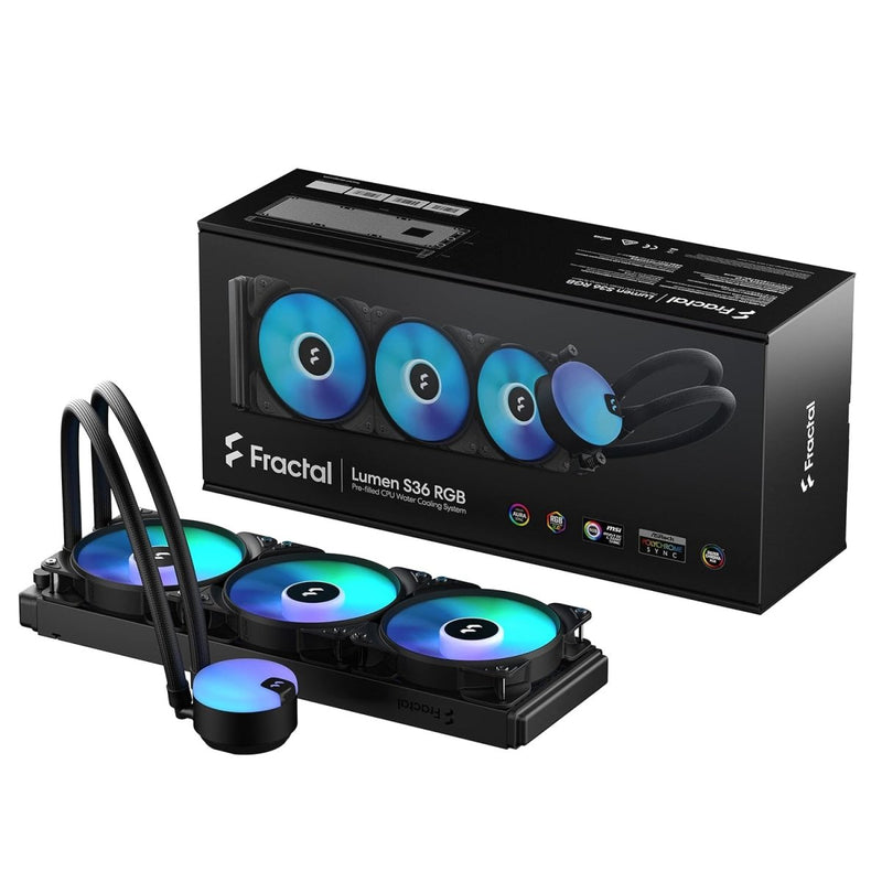 FRACTAL LUMEN S36 RGB V2 CPU LIQUID COOLER - SWIFT PERIPHERALSFD-W-L1-S3612