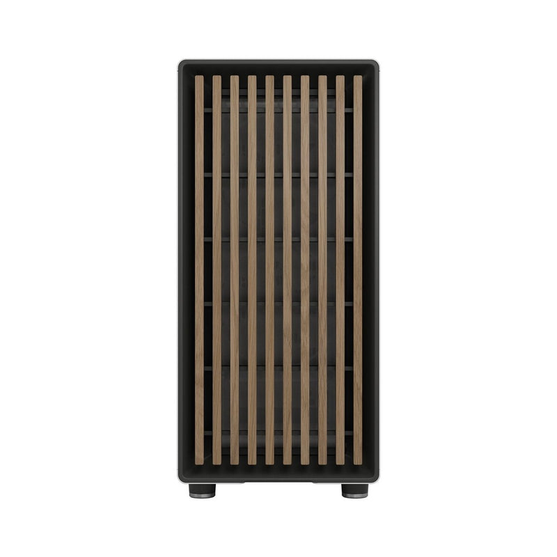 FRACTAL NORTH CHALK WHITE TG DARK CABINET - SWIFT PERIPHERALSFD-C-NOR1C-04