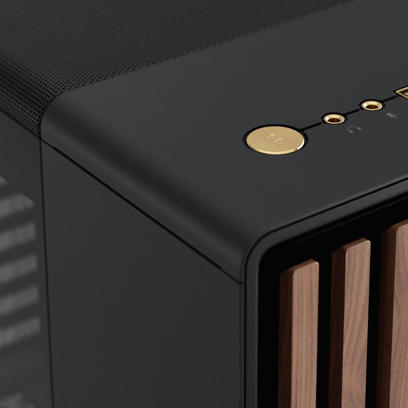 FRACTAL NORTH CHARCOAL BLACK TG DARK CABINET - SWIFT PERIPHERALSFD-C-NOR1C-02