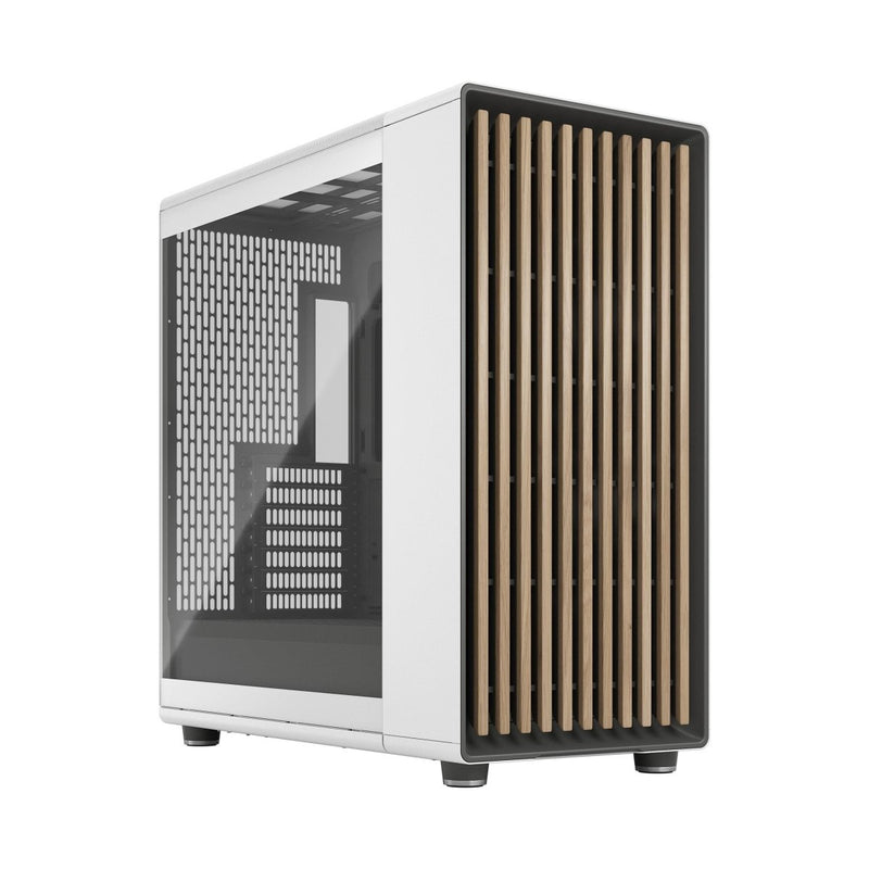 FRACTAL NORTH XL CHALK WHITE TG CLEAR TINT CABINET - SWIFT PERIPHERALS1096957
