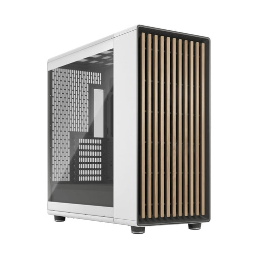 FRACTAL NORTH XL CHALK WHITE TG CLEAR TINT CABINET - SWIFT PERIPHERALS1096957