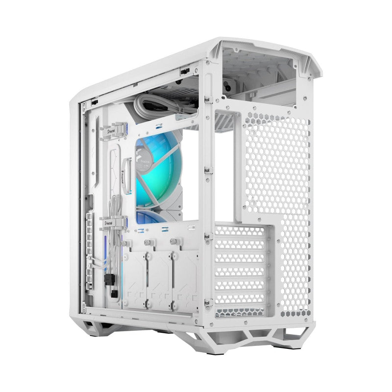 FRACTAL TORRENT COMPACT RGB WHITE TG CLEAR TINT CABINET FD - C - TOR1C - 05 - SWIFT PERIPHERALSFD-C-TOR1C-05