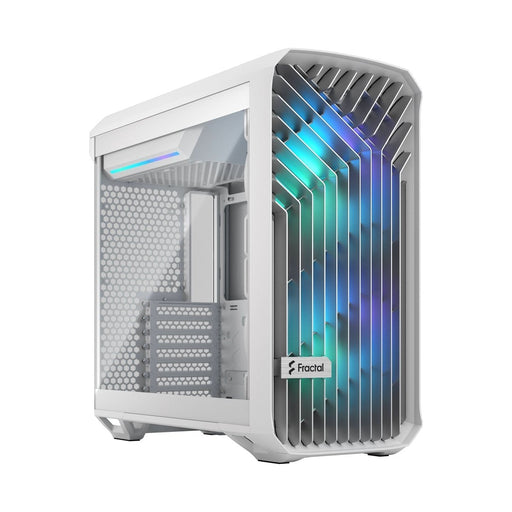 FRACTAL TORRENT COMPACT RGB WHITE TG CLEAR TINT CABINET FD - C - TOR1C - 05 - SWIFT PERIPHERALSFD-C-TOR1C-05