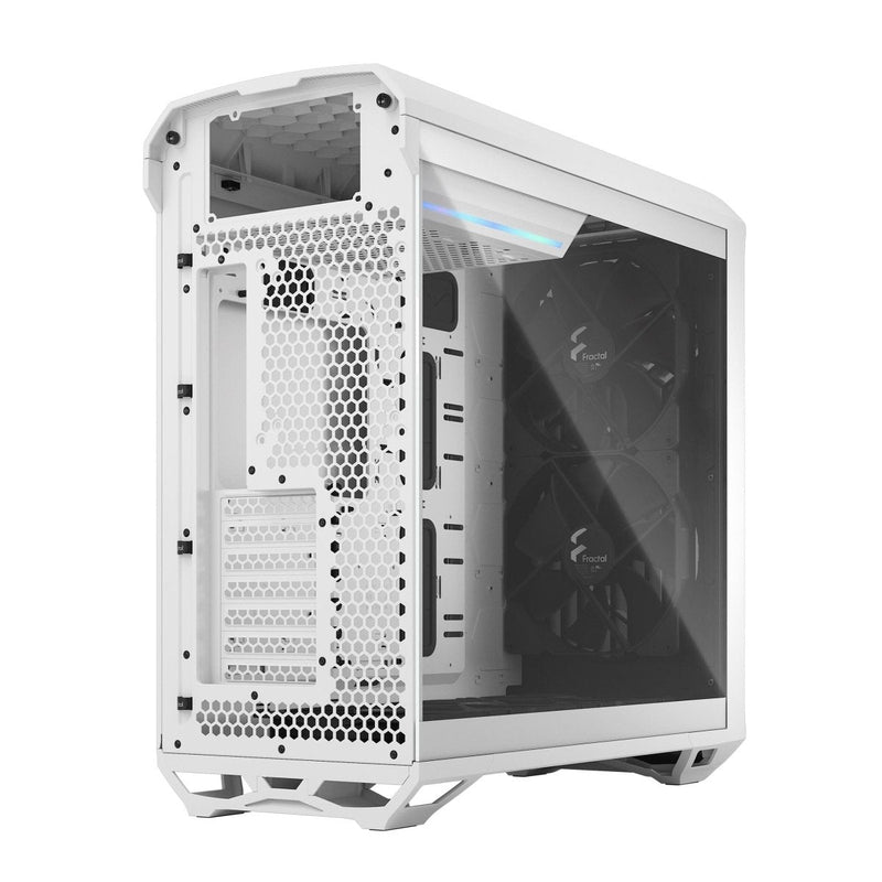 FRACTAL TORRENT WHITE TG CLEAR TINT CABINET - SWIFT PERIPHERALSFD-C-TOR1A-03