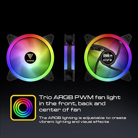 Gamdias CHIONE P2 - 360R AIO Liquid Cooler with Triple 120mm RGB Silent Fan and Remote Controller - SWIFT PERIPHERALSCHIONE-P2-360R