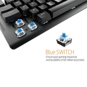 Gamdias HERMES E2 Mechanical Gaming Keyboard with Built - in Memory and 7 Color Neon Illumination - SWIFT PERIPHERALSHermes-E2