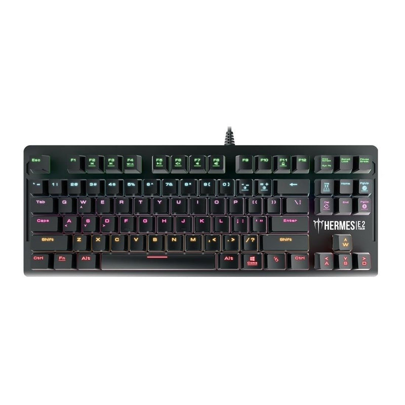 Gamdias HERMES E2 Mechanical Gaming Keyboard with Built - in Memory and 7 Color Neon Illumination - SWIFT PERIPHERALSHermes-E2