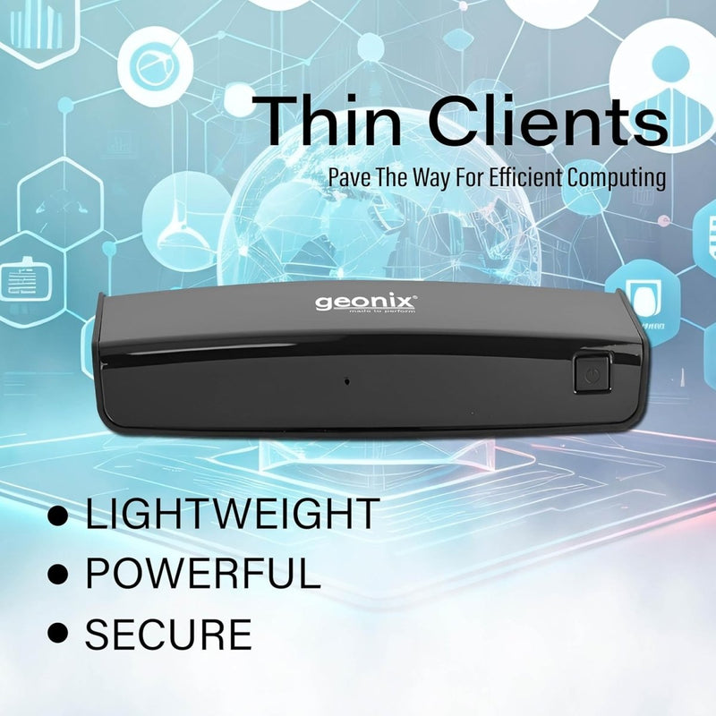 Geonix CPU ARM A9 Dual - Core 1.2GHz 512MB RAM 4GB Internal Storage Compact Thin Client - SWIFT PERIPHERALSGX-A9-Thin-Client