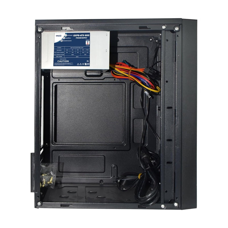 Geonix GX - 1712 Micro/Mini ATX Compatible Cabinet/Computer Case With 500W Pre Installed SMPS - SWIFT PERIPHERALSGX-1712