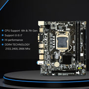 Geonix GX - H110 D4 LGA 1151 Socket DDR4 Motherboard with Inbuilt M.2 slot for intel 6th and 7th Gen CPU - SWIFT PERIPHERALSGX-H110