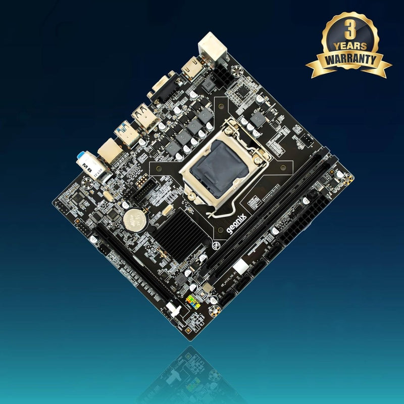 Geonix GX - H110 D4 LGA 1151 Socket DDR4 Motherboard with Inbuilt M.2 slot for intel 6th and 7th Gen CPU - SWIFT PERIPHERALSGX-H110