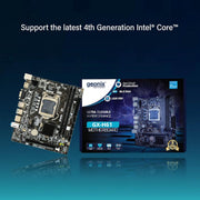 GEONIX Intel H61 Chipset LGA1155 Socket DDR3 Motherboard - SWIFT PERIPHERALSGX-H61