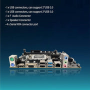 GEONIX Intel H61 Chipset LGA1155 Socket DDR3 Motherboard - SWIFT PERIPHERALSGX-H61