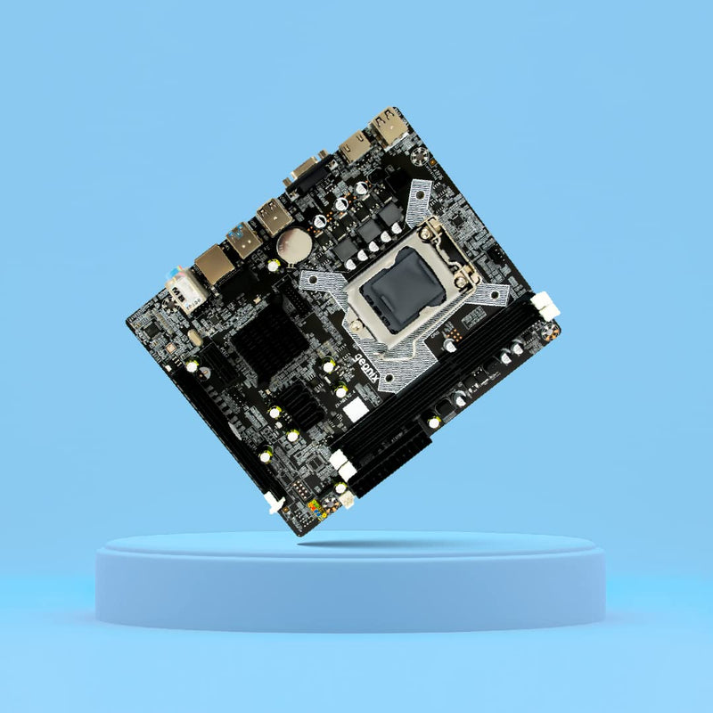 Geonix Intel H81 LGA1150 Socket DDR3 Motherboard Support 4th Gen With M.2 Slot - SWIFT PERIPHERALSGX-H81