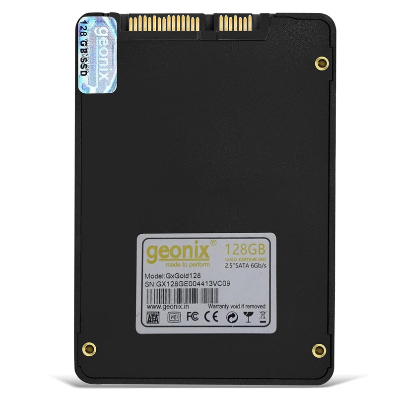 GEONIX SSD 2.5" SATA 128GB Supersonic Gold Edition Internal Solid State Drive - SWIFT PERIPHERALSGX-128GB-Gold