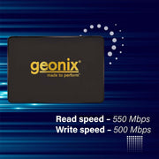 GEONIX SSD 2.5" SATA 128GB Supersonic Gold Edition Internal Solid State Drive - SWIFT PERIPHERALSGX-128GB-Gold