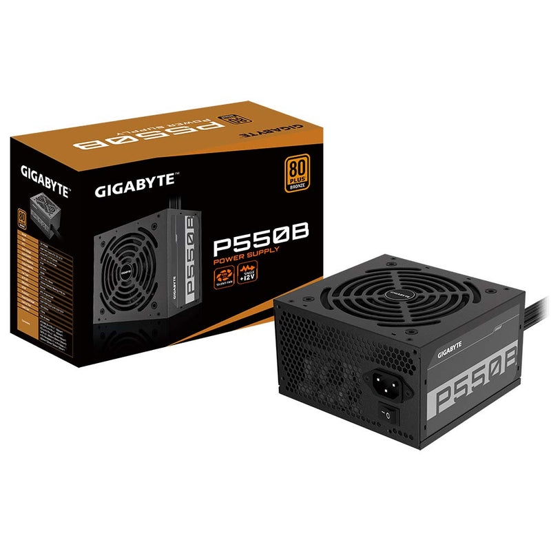 GIGABYTE 550W P550B 80 PLUS BRONZE NON MODULAR SMPS - SWIFT PERIPHERALS105345