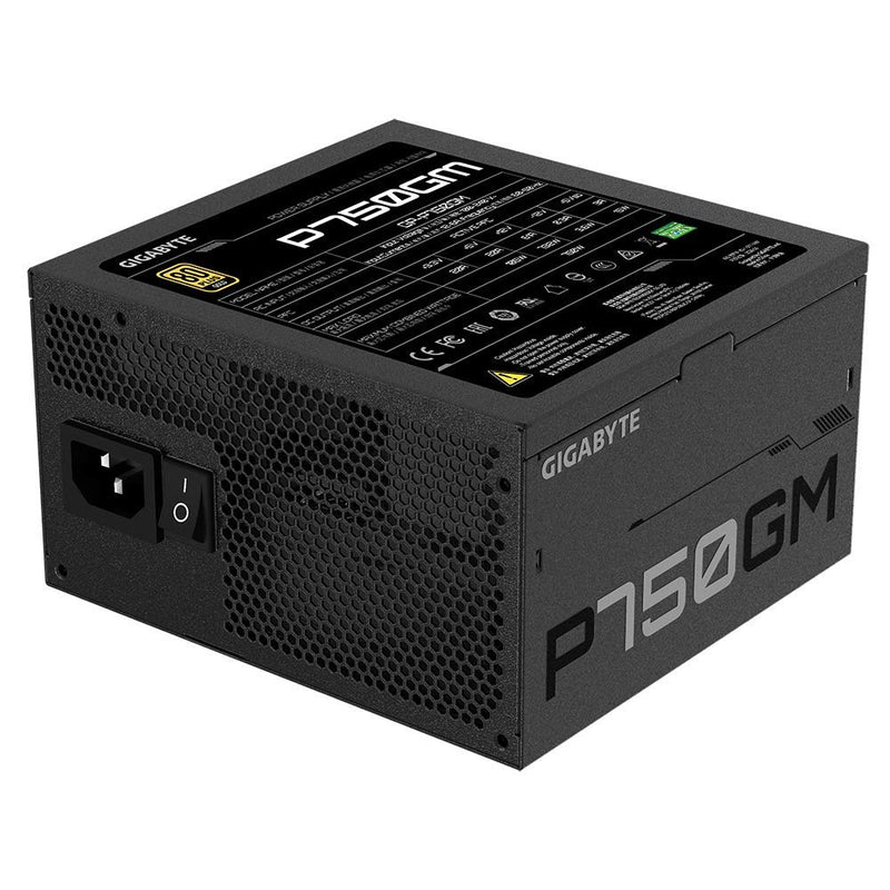 GIGABYTE 750W GP - P750GM 80 PLUS GOLD FULLY MODULAR SMPS - SWIFT PERIPHERALS102528