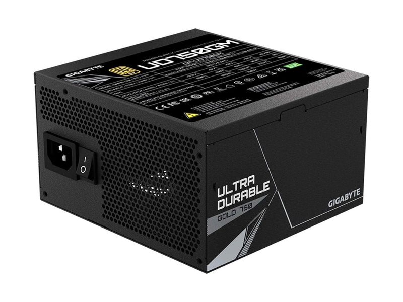 GIGABYTE 750W GP - UD750GM 80 PLUS GOLD FULLY MODULAR SMPS PG5 - SWIFT PERIPHERALS1091469