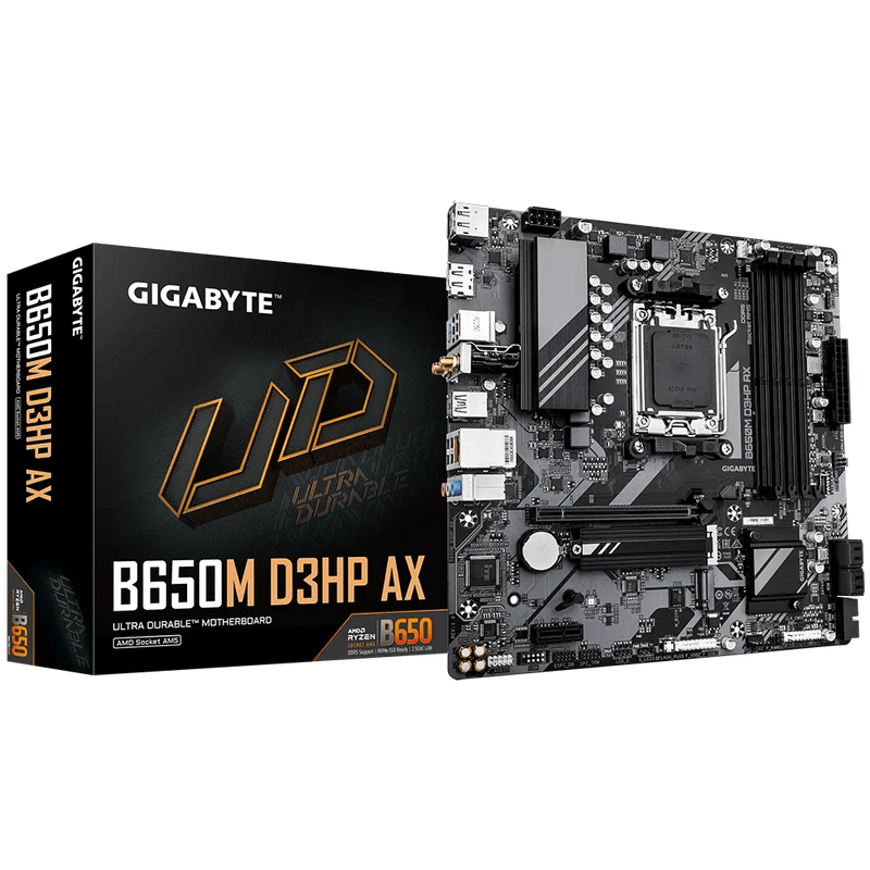 GIGABYTE AMD B650M D3HP AX DDR5 MOTHERBOARD - SWIFT PERIPHERALS1090024