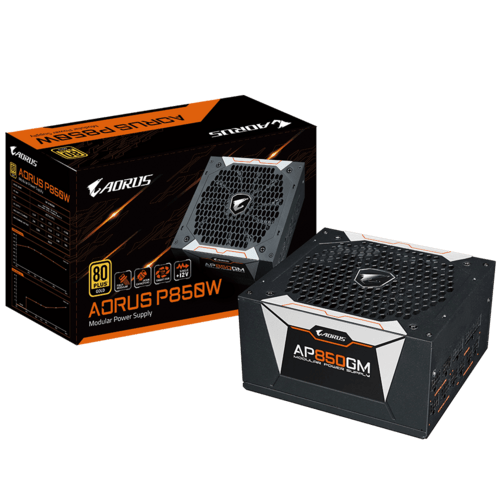 GIGABYTE AORUS 850W GP - AP850GM 80 PLUS GOLD FULLY MODULAR SMPS - SWIFT PERIPHERALS101828