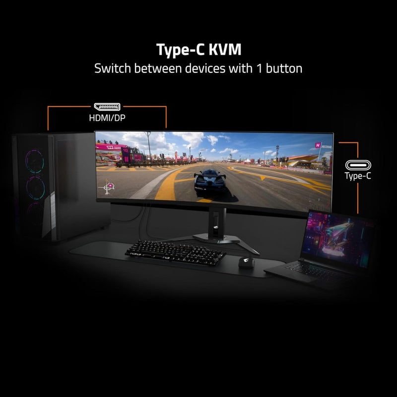 GIGABYTE AORUS FO27Q3 27" 360Hz 1440p QHD HDR Ready OLED Panel Gaming Monitor with Dual Speakers - Black - SWIFT PERIPHERALSAORUS-FO27Q3