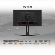 GIGABYTE AORUS FO27Q3 27" 360Hz 1440p QHD HDR Ready OLED Panel Gaming Monitor with Dual Speakers - Black - SWIFT PERIPHERALSAORUS-FO27Q3