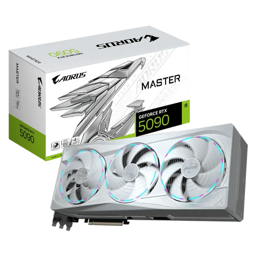 GIGABYTE AORUS GEFORCE RTX 5090 MASTER ICE 32GB GDDR7 - SWIFT PERIPHERALS1093012