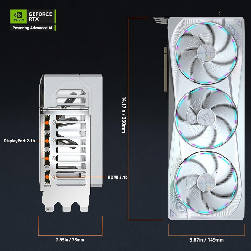 GIGABYTE AORUS RTX 5080 MASTER 16GB GRAPHICS CARD - SWIFT PERIPHERALS1092663