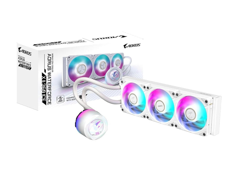 GIGABYTE AORUS WATERFORCE X II 360 LIQUID CPU COOLER - SWIFT PERIPHERALS1091508