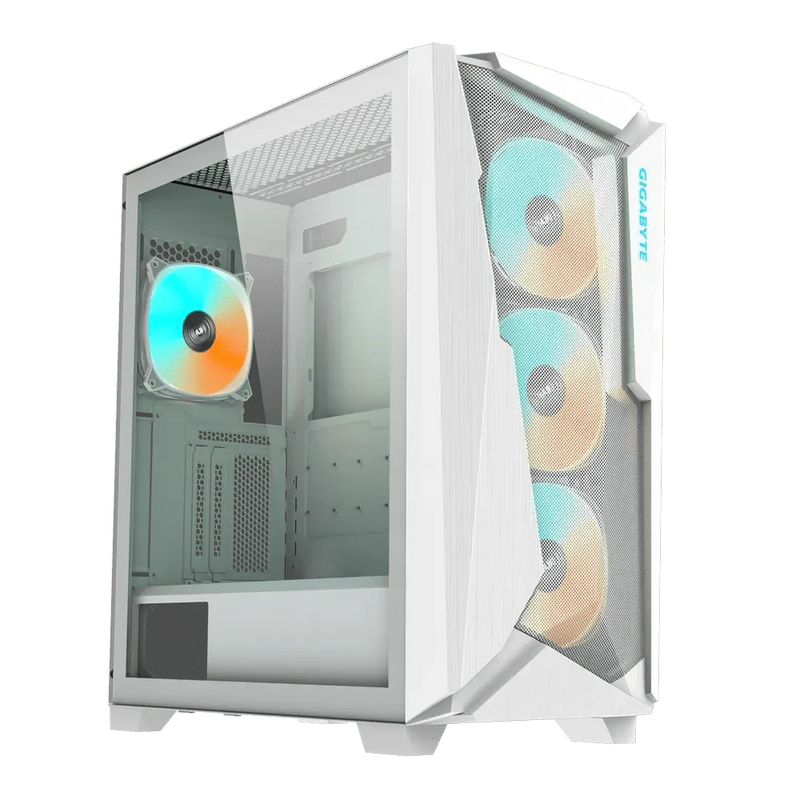 GIGABYTE C301G V2 ARGB (E - ATX) MID TOWER CABINET (WHITE) - SWIFT PERIPHERALS1087082