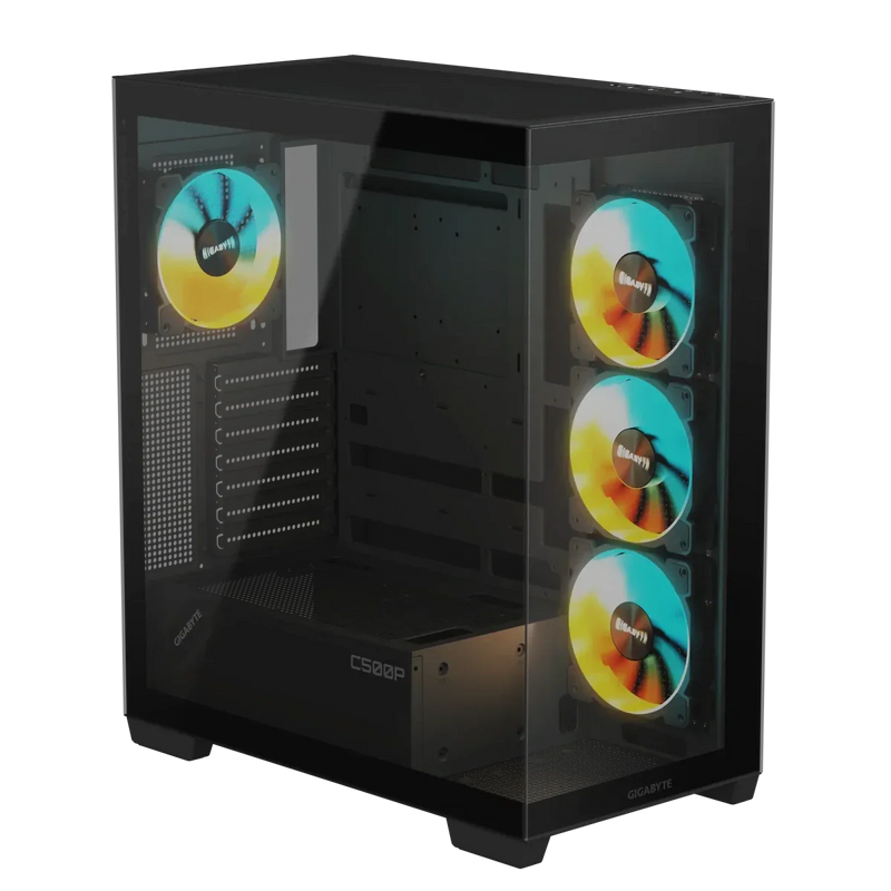 GIGABYTE C500 PANORAMIC STEALTH (BLACK) CABINET - SWIFT PERIPHERALS1091510