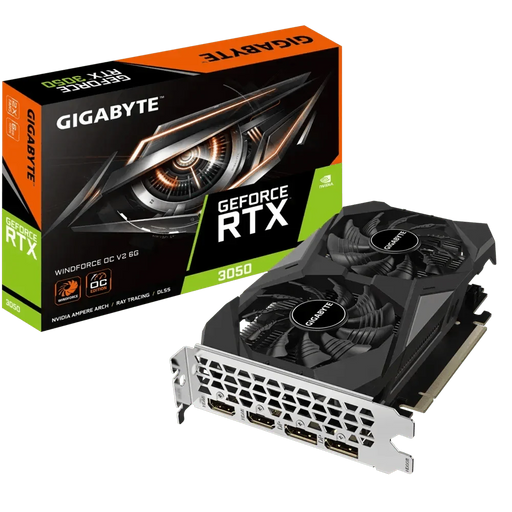 GIGABYTE GEFORCE RTX 3050 WINDFORCE OC V2 6G GRAPHICS CARD - SWIFT PERIPHERALS1092656