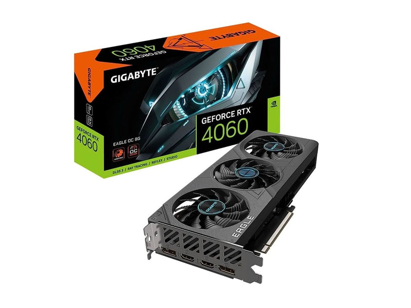 GIGABYTE GEFORCE RTX 4060 8GB EAGLE OC GRAPHIC CARD - SWIFT PERIPHERALS1086055